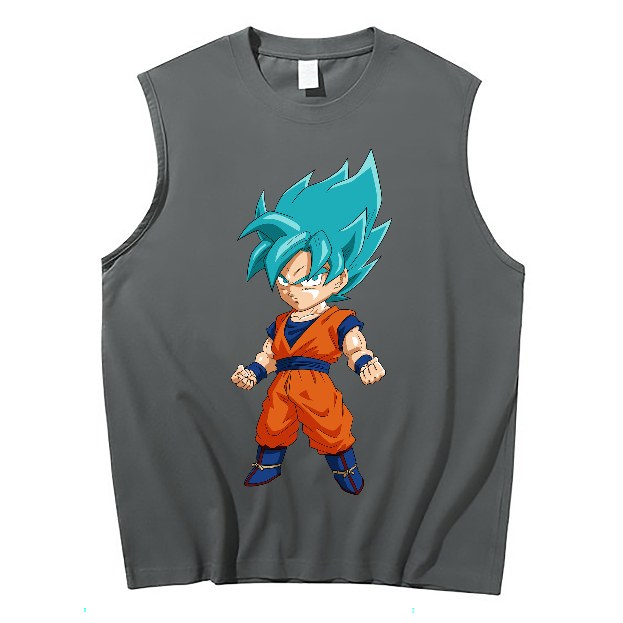 （画像用） ドラゴンボール 孫 悟飯（そんごはん）DRAGON BALL Son Gohan コットン100％タンクトップ（フロントプリント）